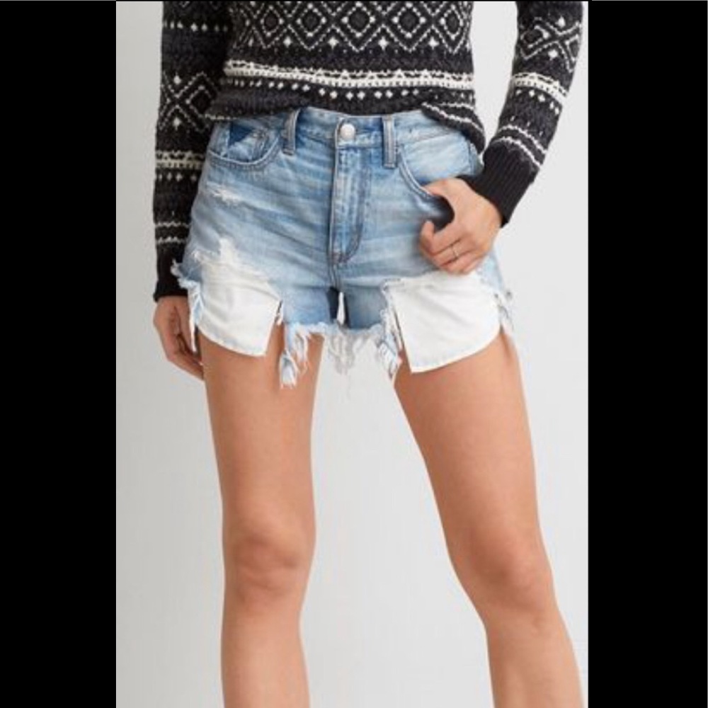 American Eagle vintage hi-rise festival shorts 6